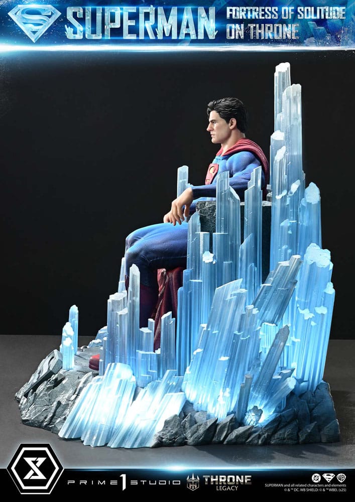 DC Comics Throne Legacy Collection Statue 1/4 Superman Fortress of Solitude on Throne (Design by Gabriele Dell'Otto) 52 cm