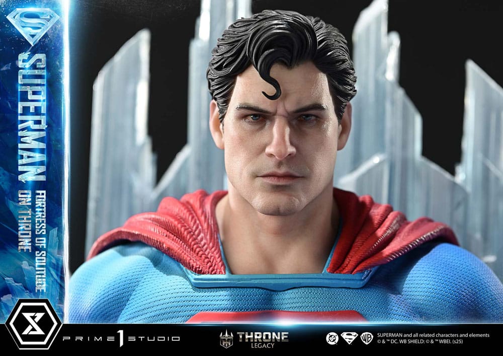 DC Comics Throne Legacy Collection Statue 1/4 Superman Fortress of Solitude on Throne (Design by Gabriele Dell'Otto) 52 cm