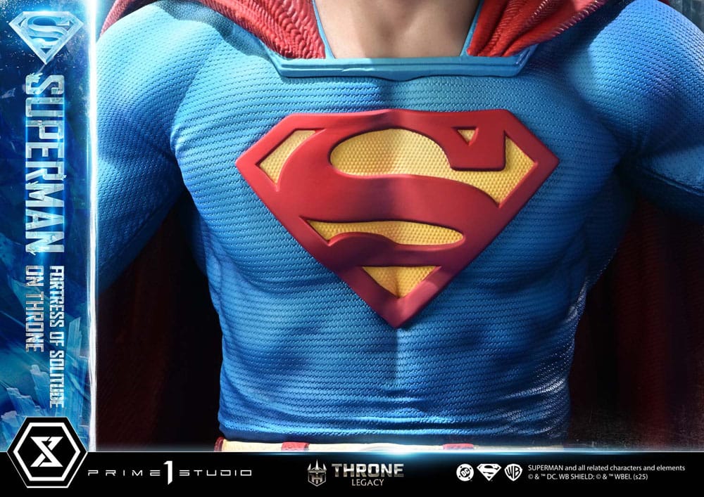 DC Comics Throne Legacy Collection Statue 1/4 Superman Fortress of Solitude on Throne (Design by Gabriele Dell'Otto) 52 cm