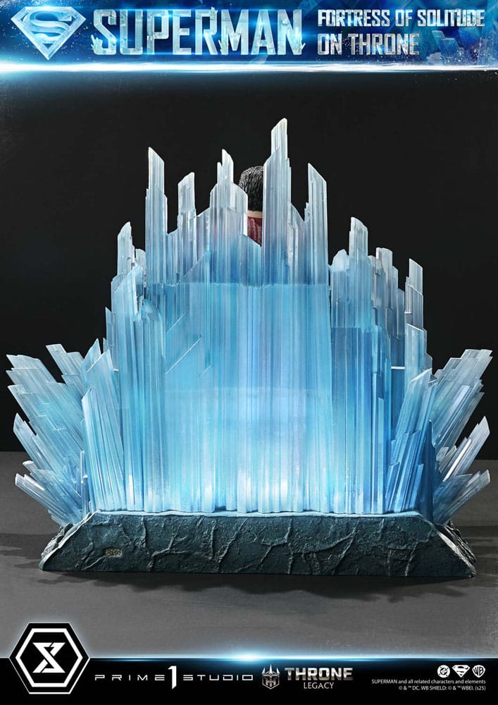 DC Comics Throne Legacy Collection Statue 1/4 Superman Fortress of Solitude on Throne (Designed by Gabriele Dell'Otto) Ultimate Bonus Version