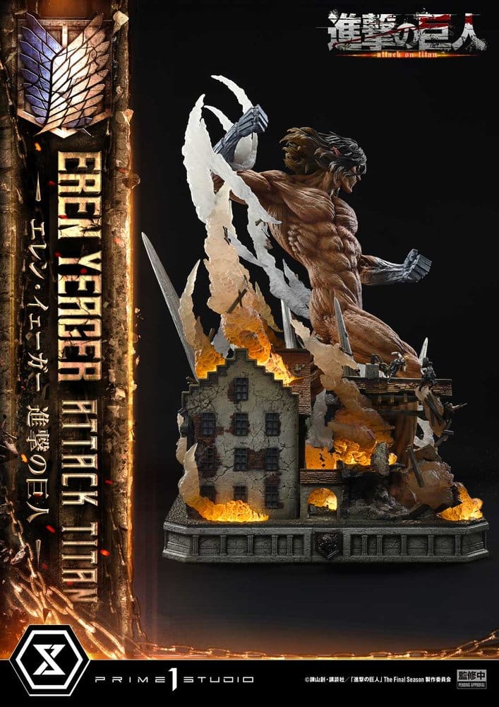 Attack on Titan (TV animation) Ultimate Diorama Masterline Statue Eren Yeager Attack Titan 81 cm