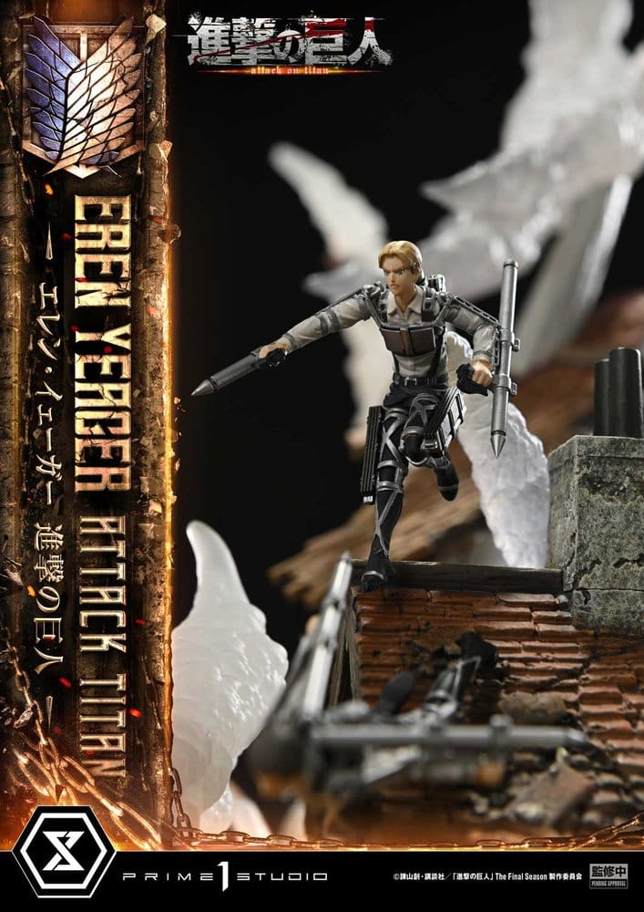 Attack on Titan (TV animation) Ultimate Diorama Masterline Statue Eren Yeager Attack Titan 81 cm
