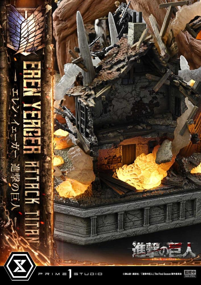 Attack on Titan (TV animation) Ultimate Diorama Masterline Statue Eren Yeager Attack Titan 81 cm