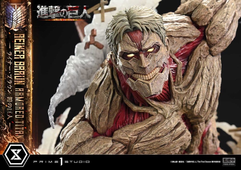 Attack on Titan (TV animation) Ultimate Diorama Masterline Statue Reiner Braun Armored Titan 75 cm