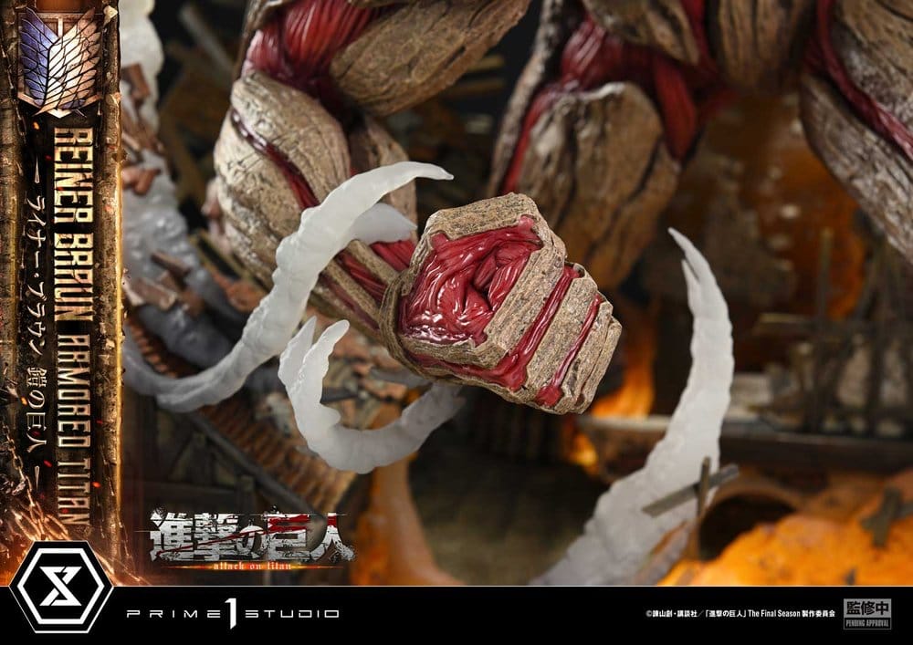 Attack on Titan (TV animation) Ultimate Diorama Masterline Statue Reiner Braun Armored Titan 75 cm
