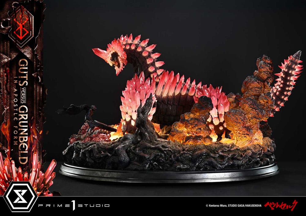 Berserk Ultimate Diorama Masterline Series Statue Berserk Guts vs. Grunbeld in Apostle Form 58 cm