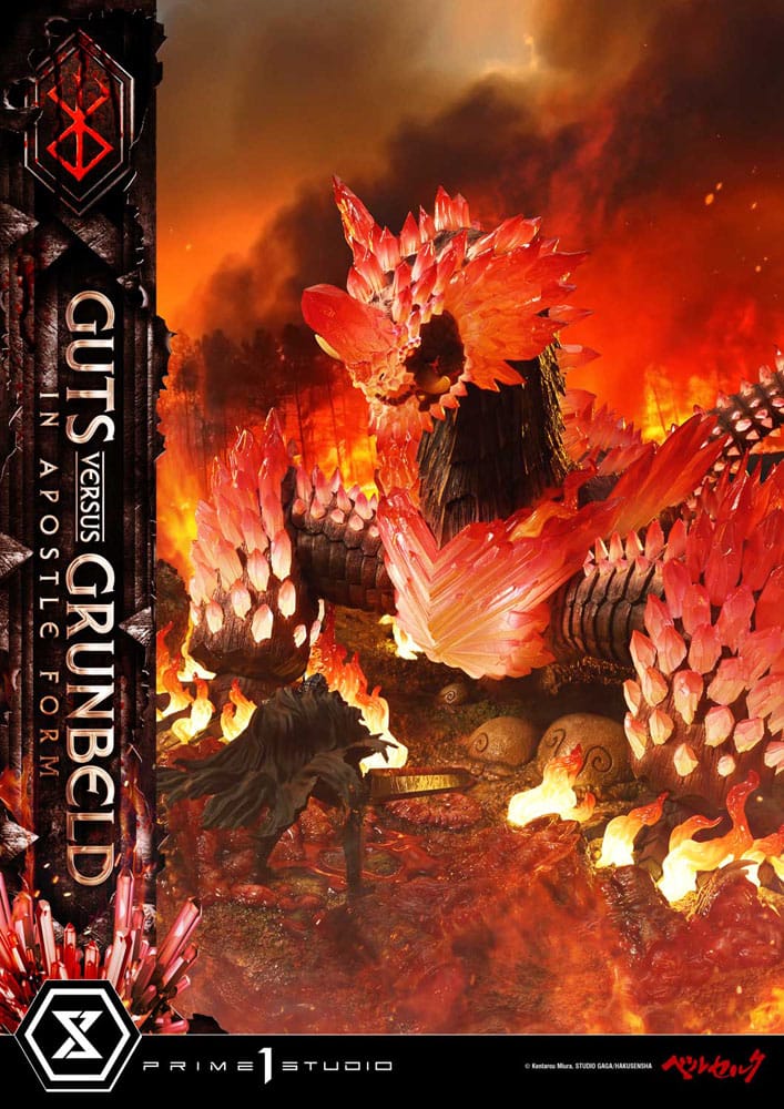 Berserk Ultimate Diorama Masterline Series Statue Berserk Guts vs. Grunbeld in Apostle Form 58 cm