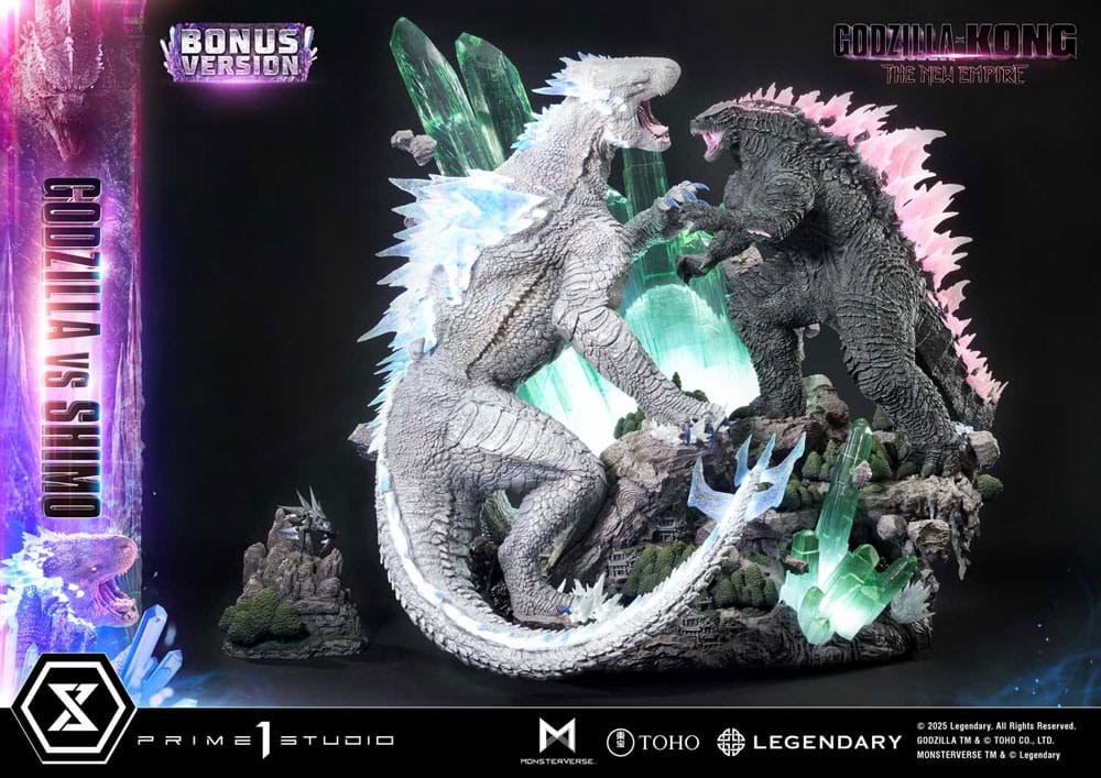 Godzilla x Kong: The New Empire Ultimate Diorama Masterline Series Statue Godzilla vs Shimo Bonus Version 86 cm
