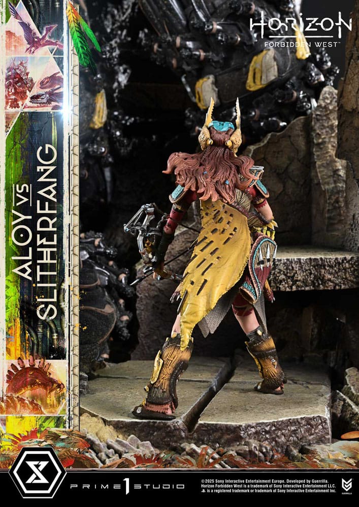 Horizon Forbidden West Ultimate Diorama Masterline Series Statue Aloy vs. The Slitherfang 82 cm