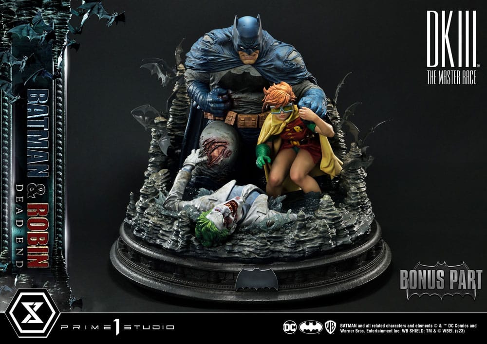 DC Comics Ultimate Premium Masterline Series Statue 1/4 Batman &amp; Robin Dead End Ultimate Bonus Version 61 cm