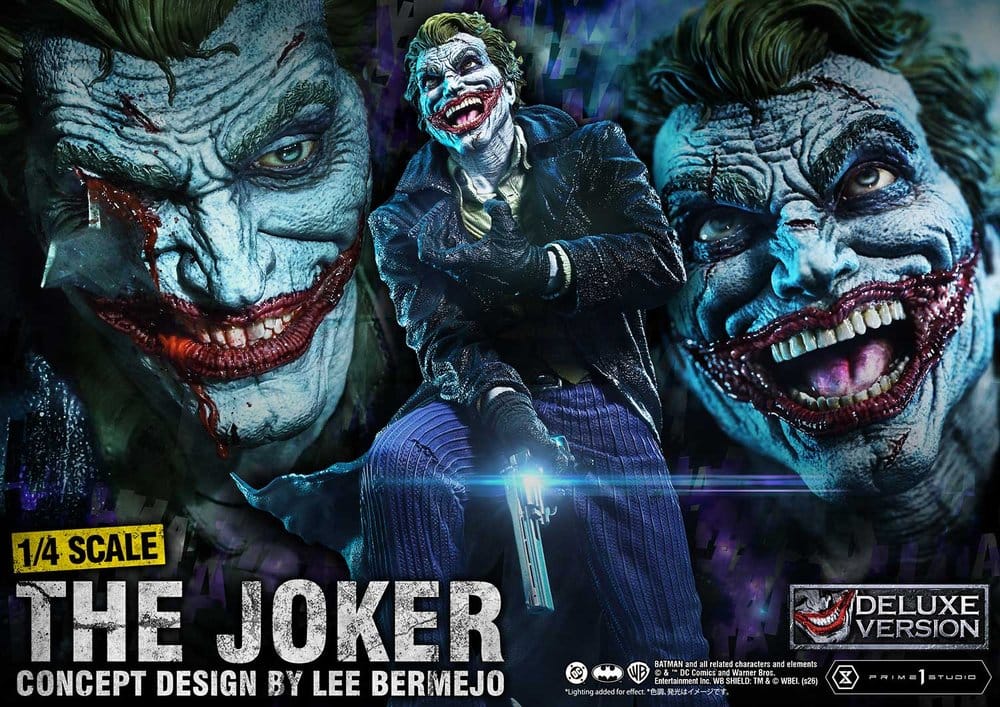 DC Comics Ultimate Premium Masterline Series Statue 1/4 The Joker (Concept Design by Lee Bermejo) Deluxe Version 53 cm
