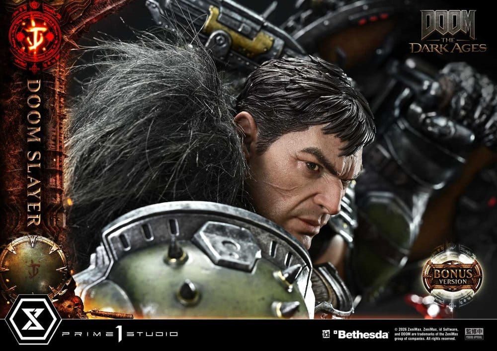 DOOM: The Dark Ages Ultimate Premium Masterline Series Statue 1/4 DOOM Slayer DX Bonus Version 77 cm