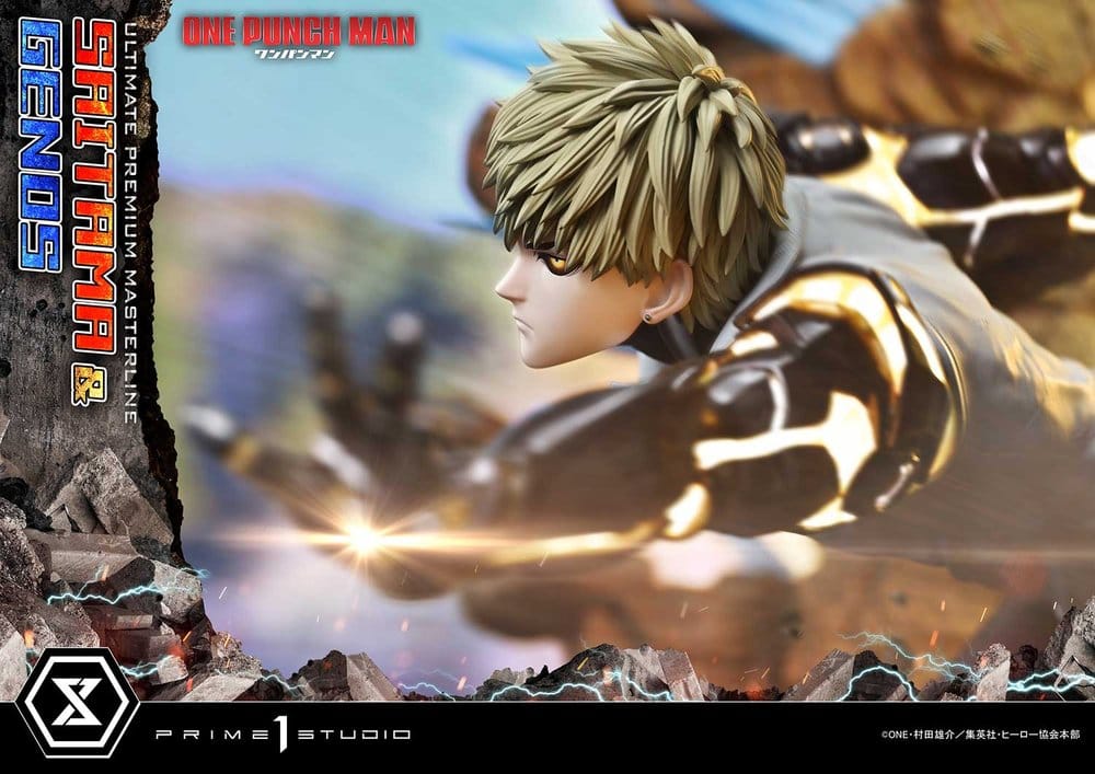 One-Punch Man Premium Masterline Series Statue 1/4 Saitama & Genos 73 cm