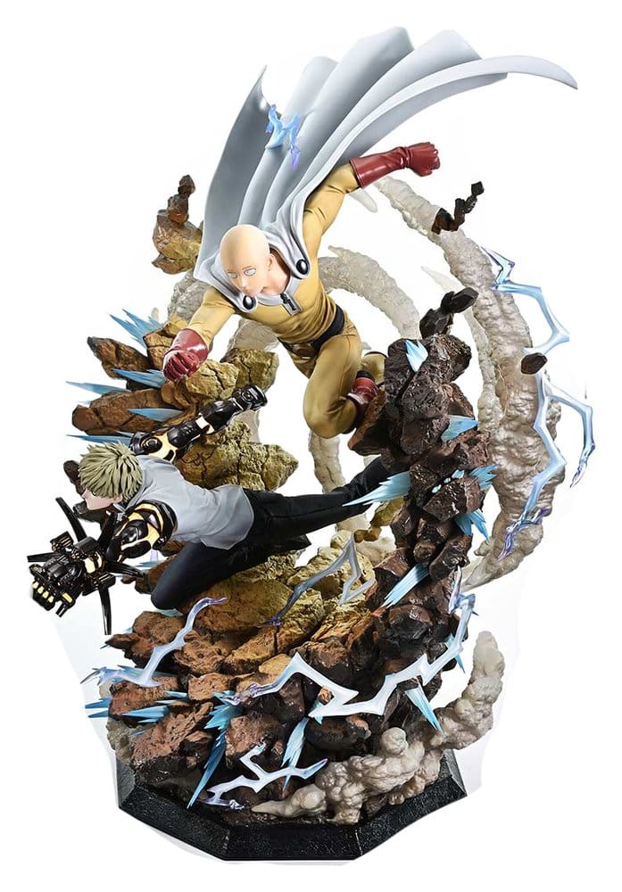 One-Punch Man Premium Masterline Series Statue 1/4 Saitama & Genos DX Bonus Version 73 cm