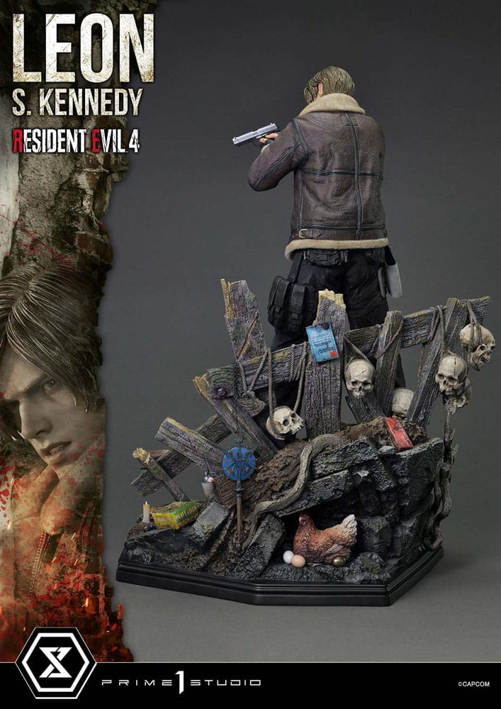 Resident Evil 4 Ultimate Premium Masterline Series Statue 1/4 Leon S. Kennedy 64 cm