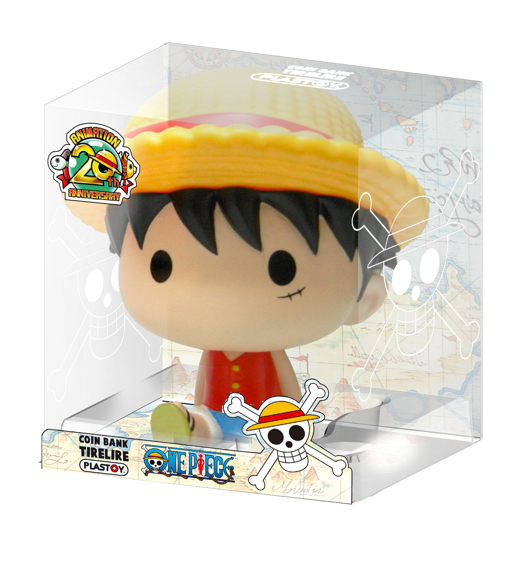 One Piece Chibi Büste Bank Ruffy 15 cm