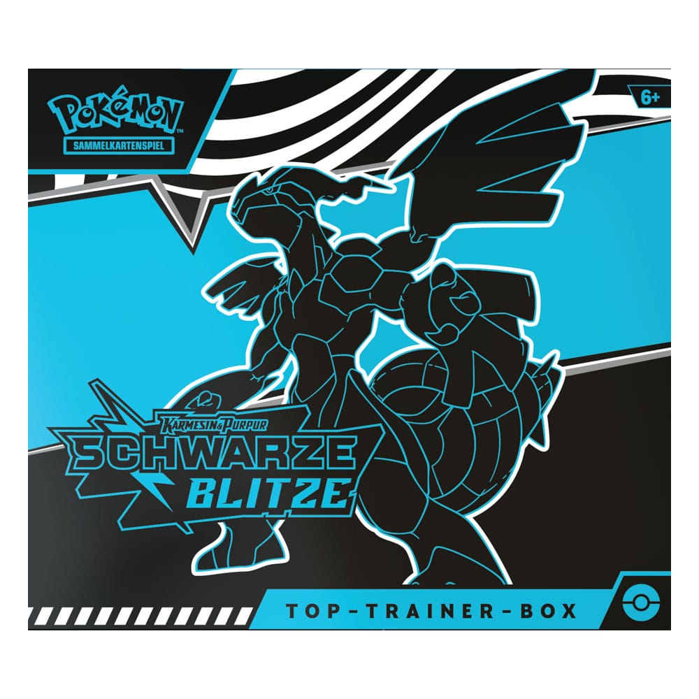 Pokémon Karmesin & Purpur: Schwarze Blitze Top Trainer Box *German Version*