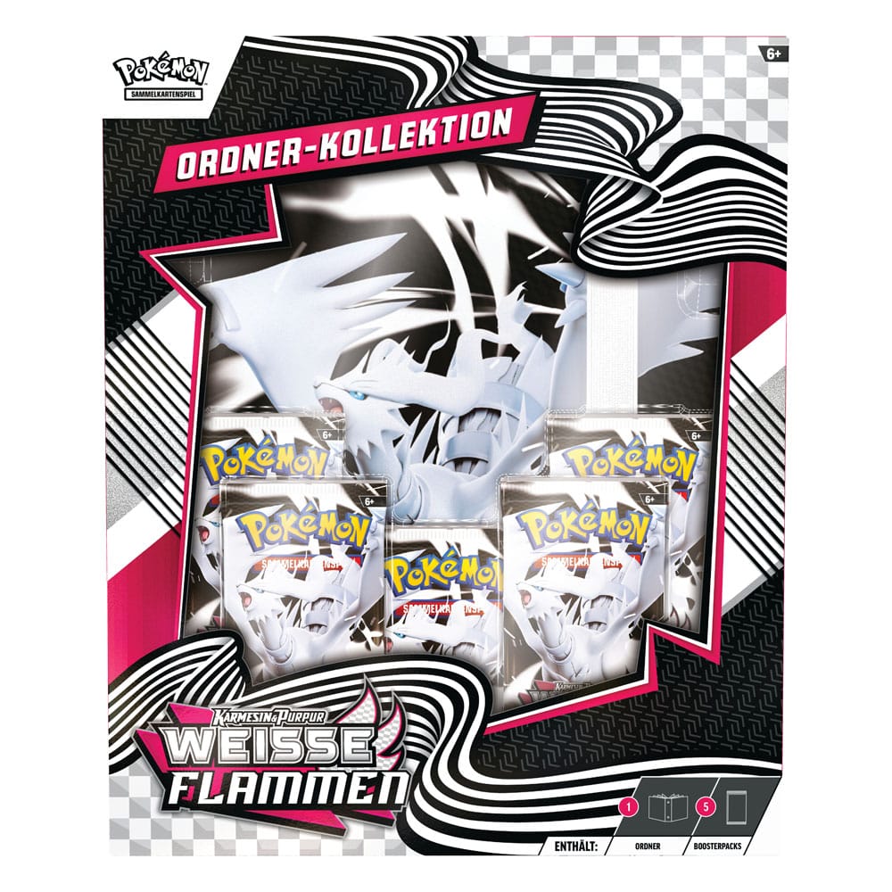 Pokémon TCG Karmesin & Purpur: Weisse Flammen Binder Collection *German Version*