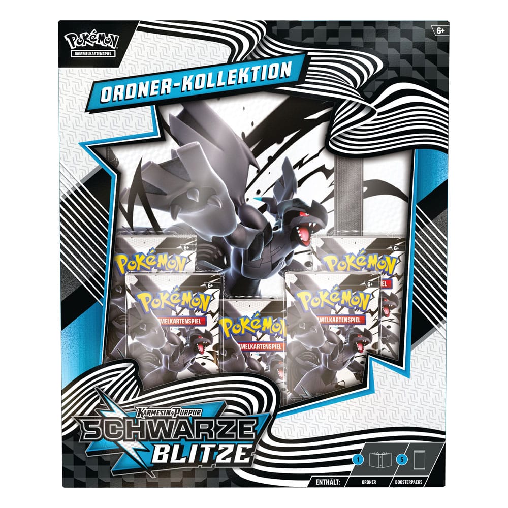 Pokémon TCG Karmesin & Purpur: Schwarze Blitze Binder Collection *German Version*