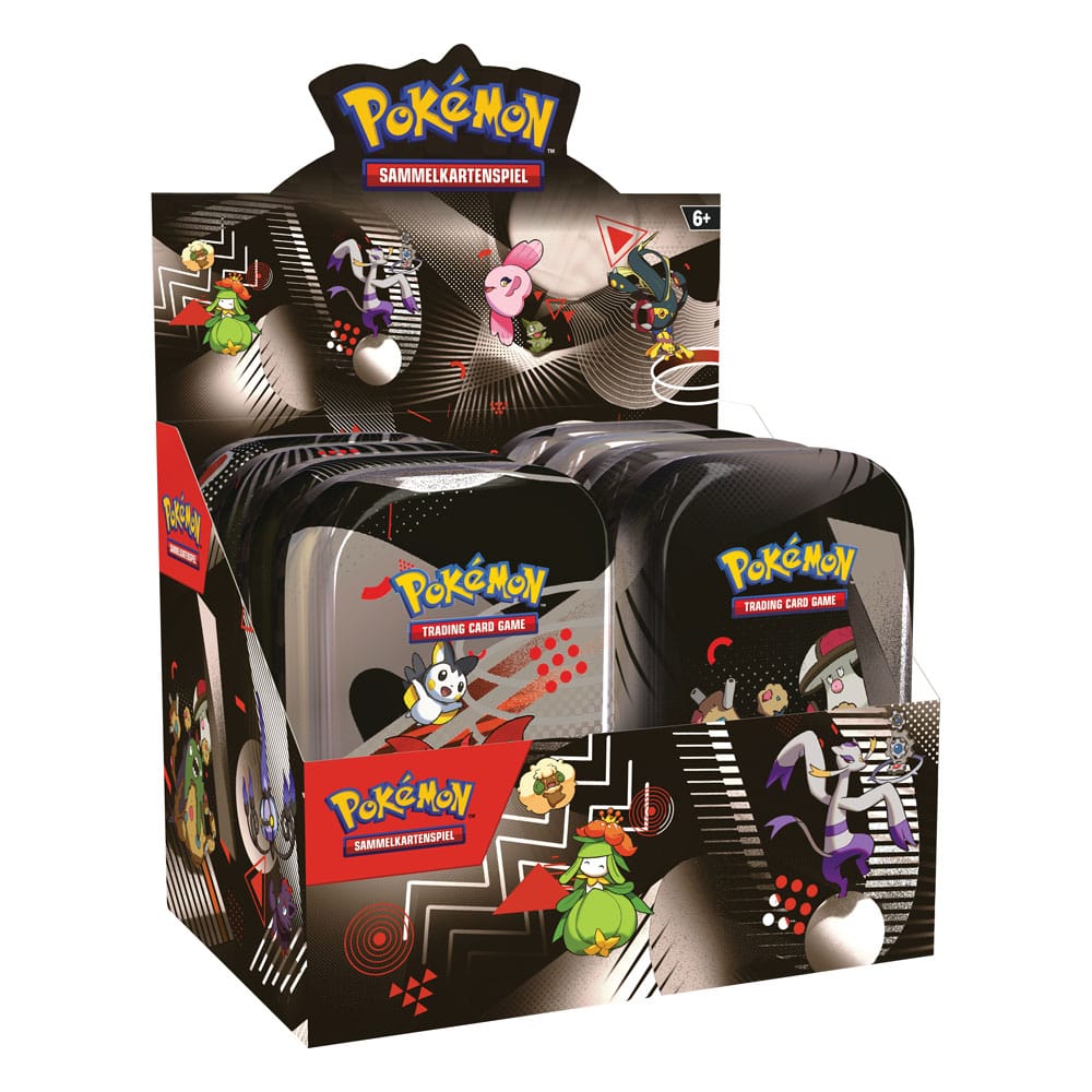 Pokémon TCG Mini-Tins Karmesin & Purpur 10.5 Display (8) *German Version*