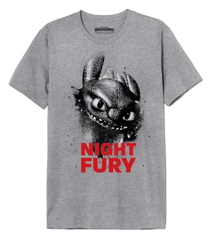 How to Train Your Dragon T-Shirt Night Fury Size M