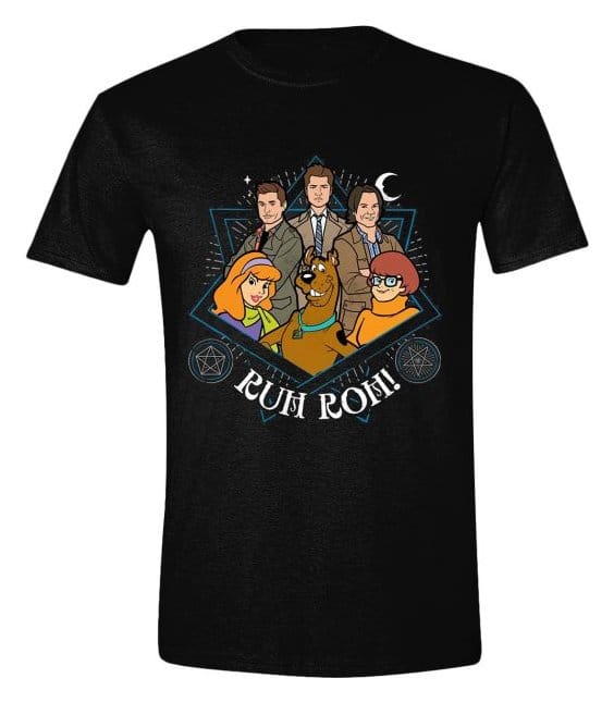 Supernatural T-Shirt Scoobynatural Group Ruh Roh Size XL