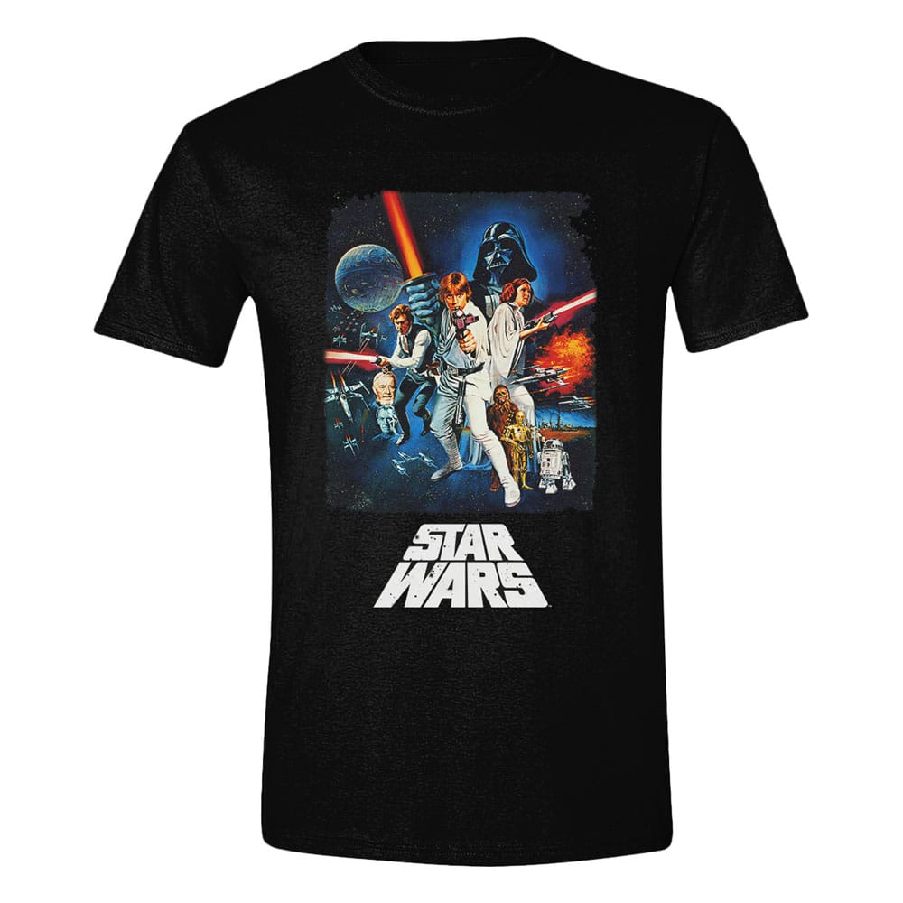 Star Wars A New Hope T-Shirt Retro Poster Size M