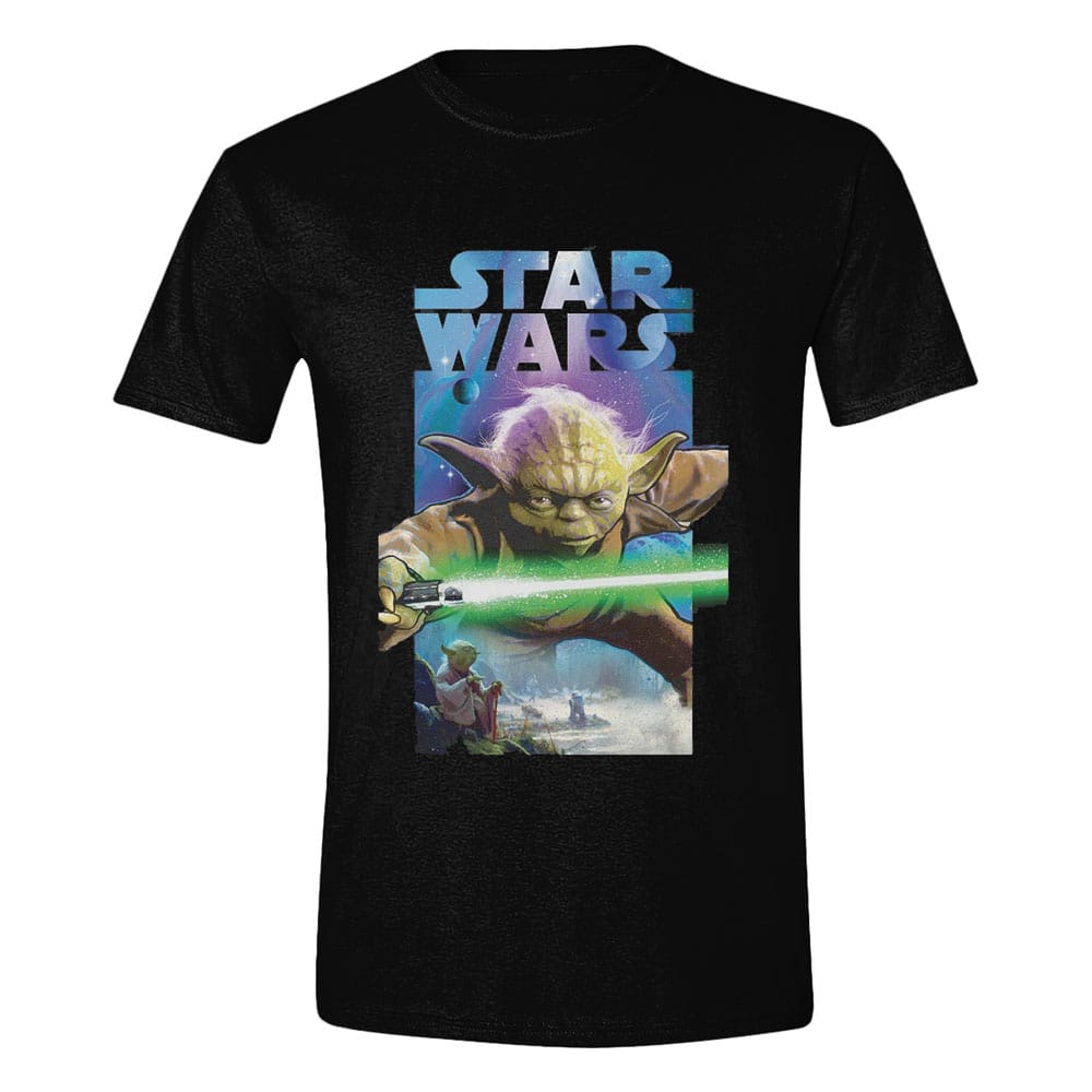 Star Wars T-Shirt Yoda Poster Größe L