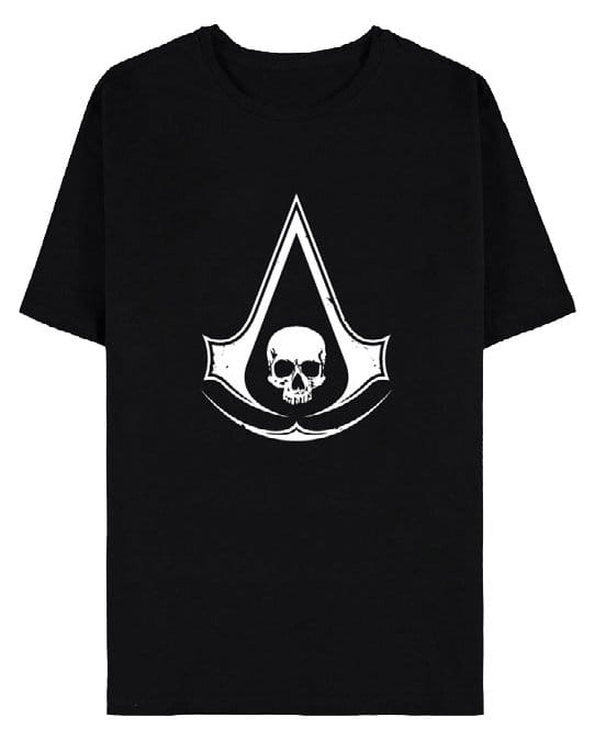 Assassin's Creed T-Shirt Black Flag Resynched Skull Size XL