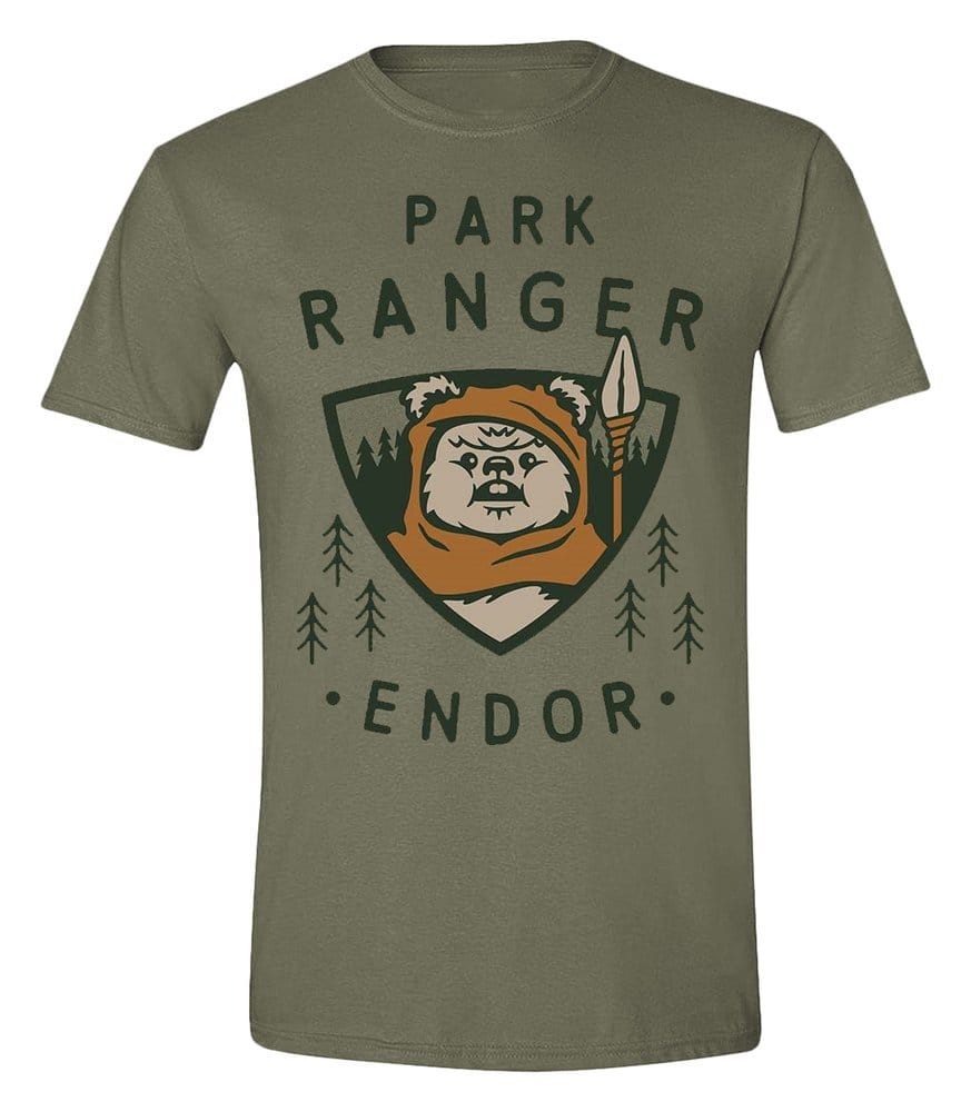 Star Wars T-Shirt Park Ranger Ewok Size L