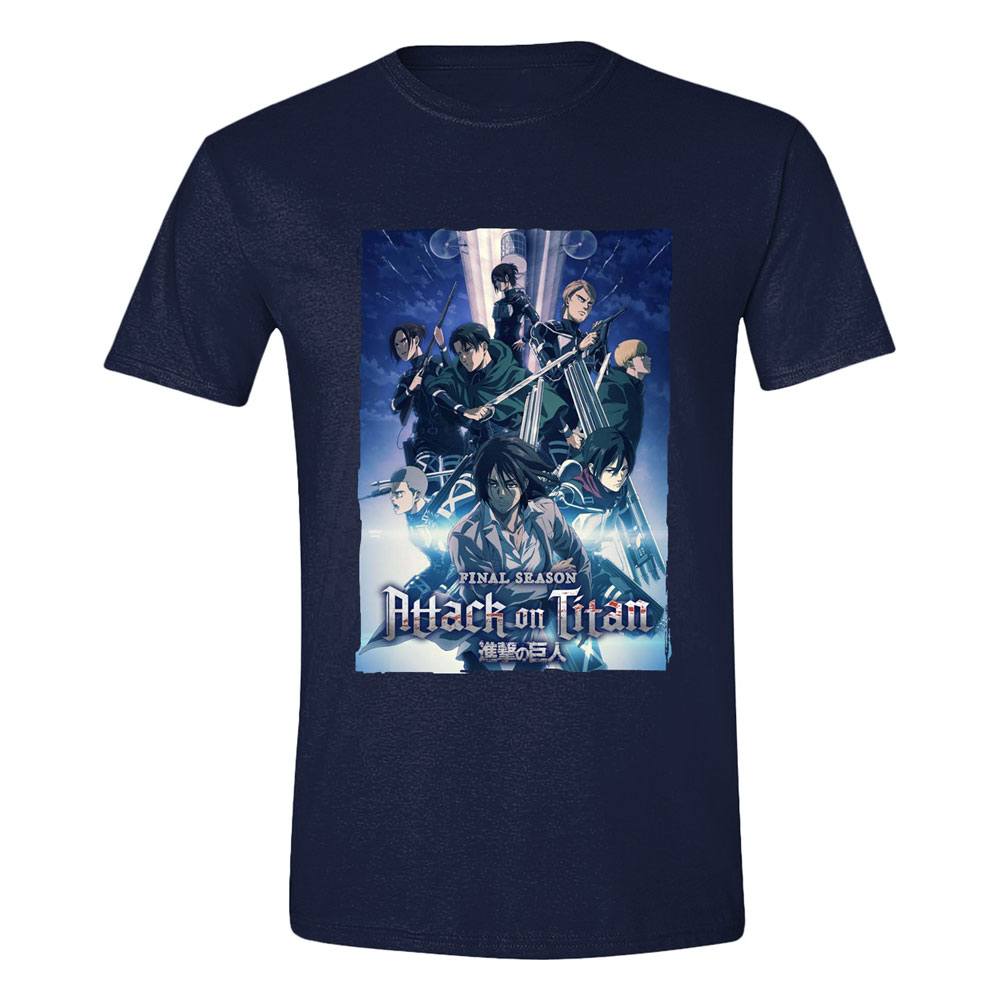 Attack On Titan T-Shirt Season Poster Size M