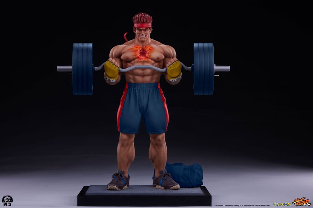 Street Fighter Premier Series Statue 1/4 Evil Ryu: Powerlifting 53 cm