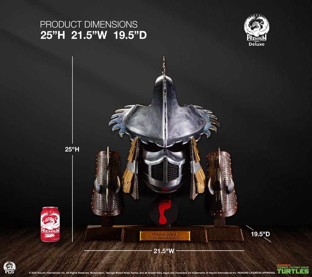 Teenage Mutant Ninja Turtles Life-Size armor set Shredder Ooze (Electroplated Edition) 63 cm