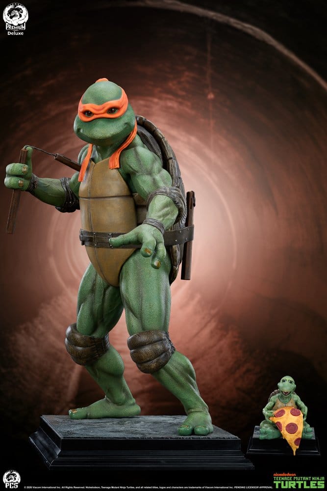 Teenage Mutant Ninja Turtles Statue 1/2 Michelangelo Deluxe Edition 84 cm