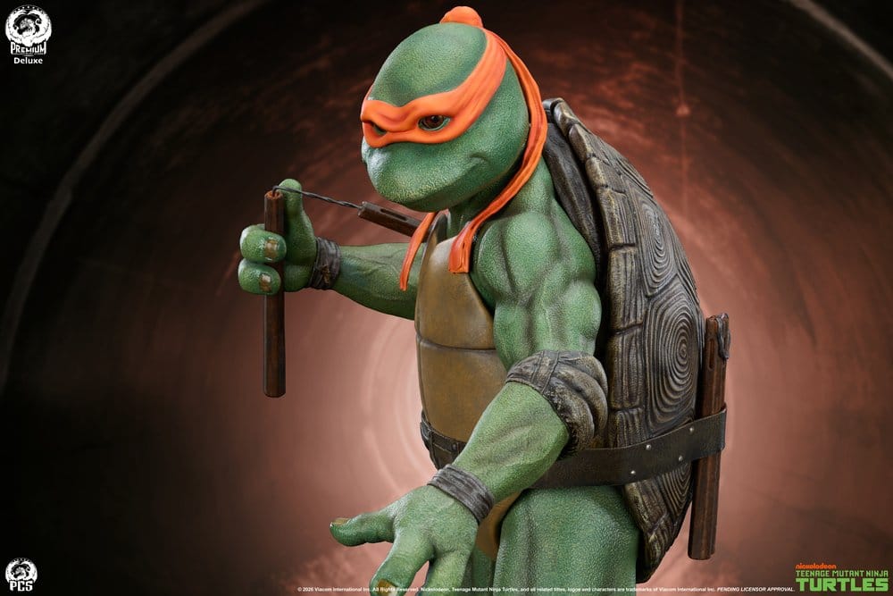 Teenage Mutant Ninja Turtles Statue 1/2 Michelangelo Deluxe Edition 84 cm