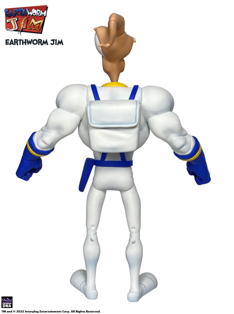 Earthworm Jim Actionfigur Welle 1: Earthworm Jim &amp; Snot 15 cm