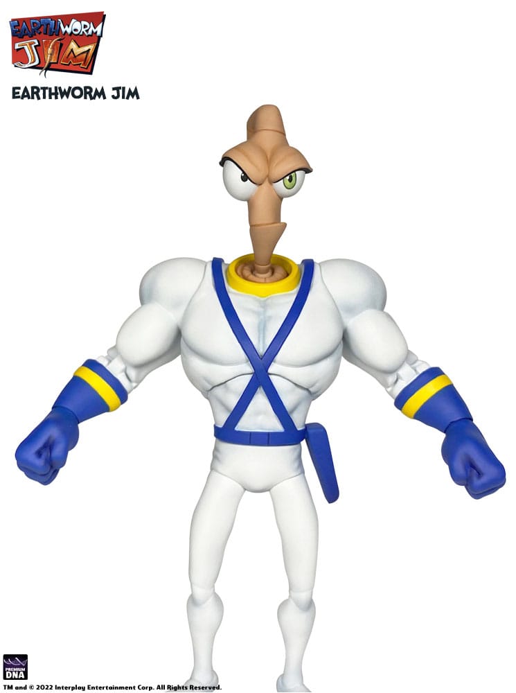 Earthworm Jim Actionfigur Welle 1: Earthworm Jim &amp; Snot 15 cm