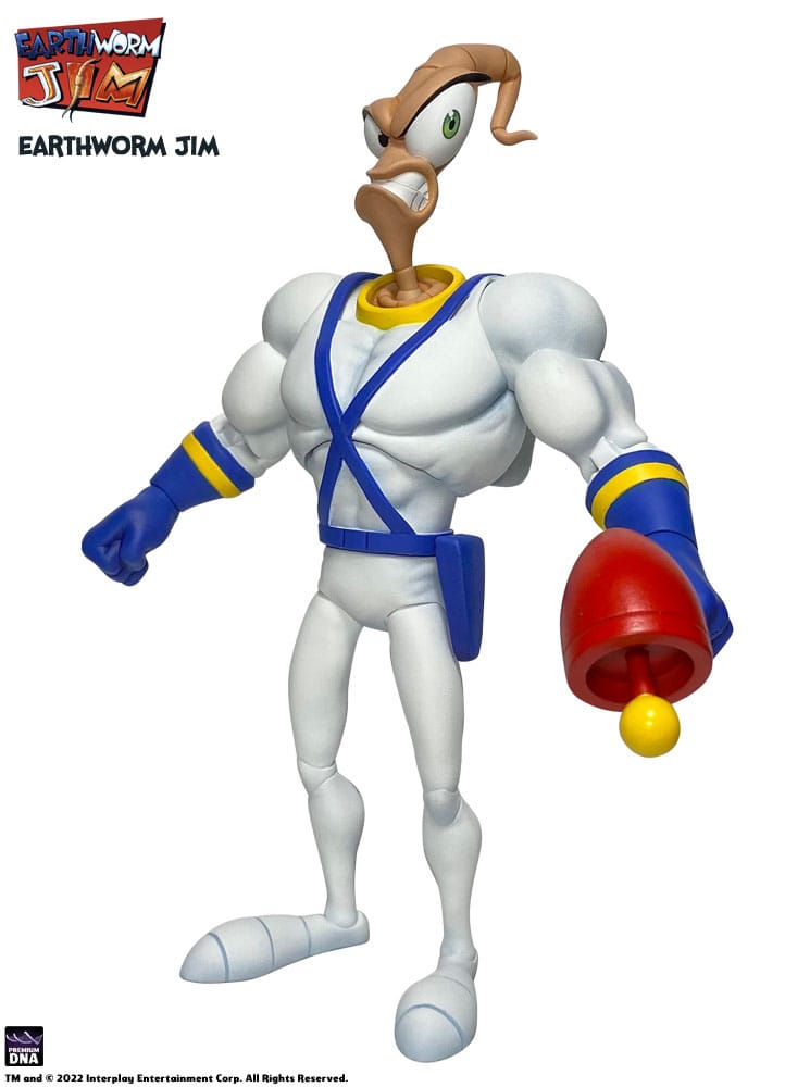 Earthworm Jim Actionfigur Welle 1: Earthworm Jim &amp; Snot 15 cm