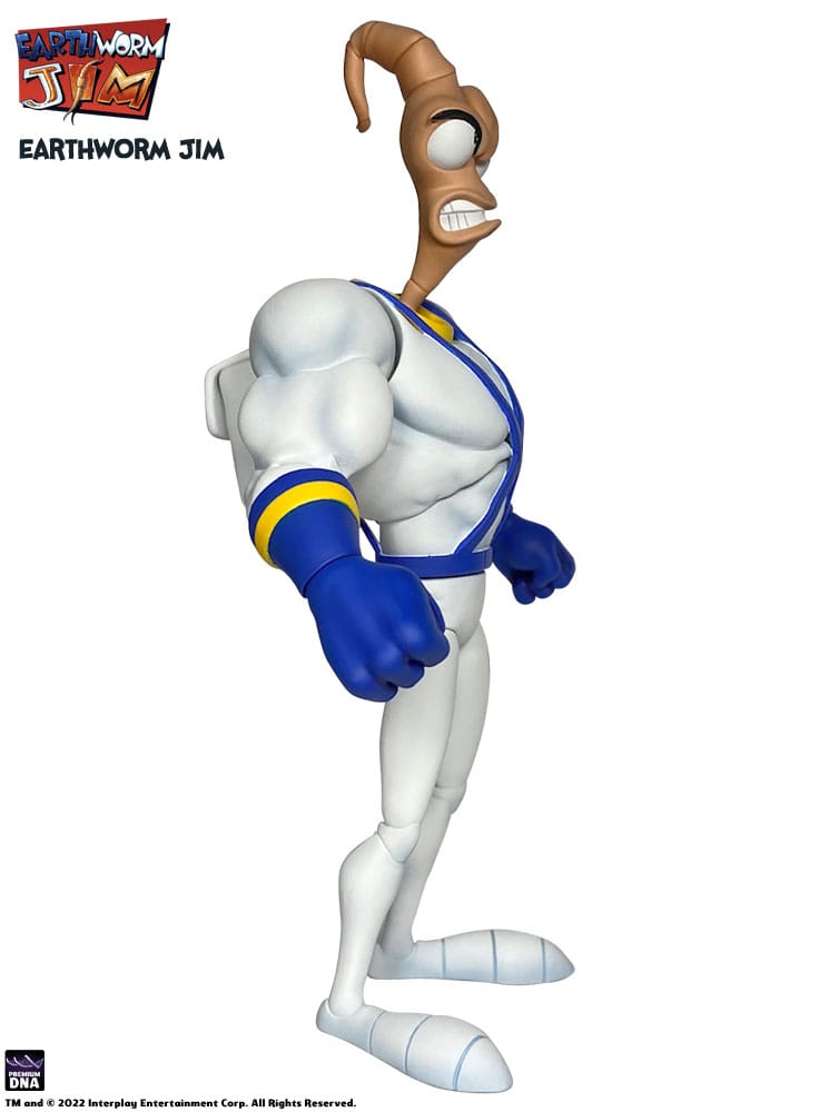 Earthworm Jim Actionfigur Welle 1: Earthworm Jim &amp; Snot 15 cm
