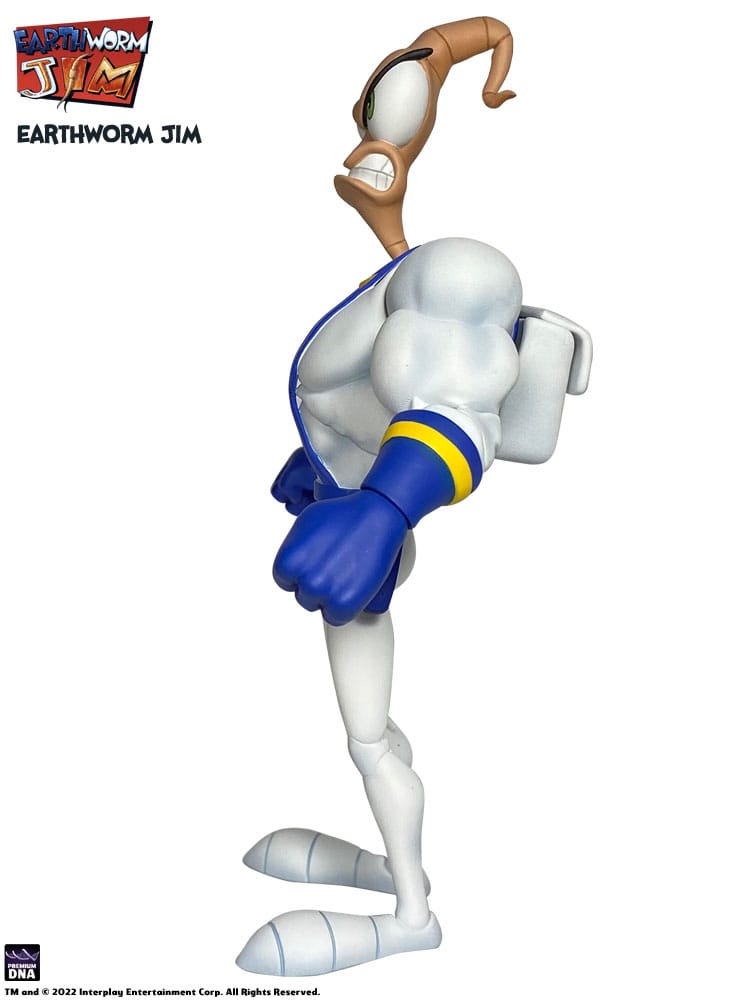 Earthworm Jim Actionfigur Welle 1: Earthworm Jim &amp; Snot 15 cm
