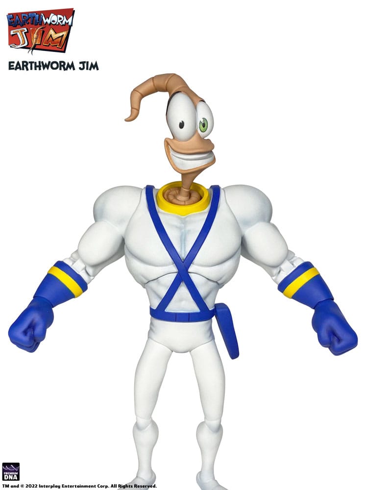 Earthworm Jim Actionfigur Welle 1: Earthworm Jim &amp; Snot 15 cm