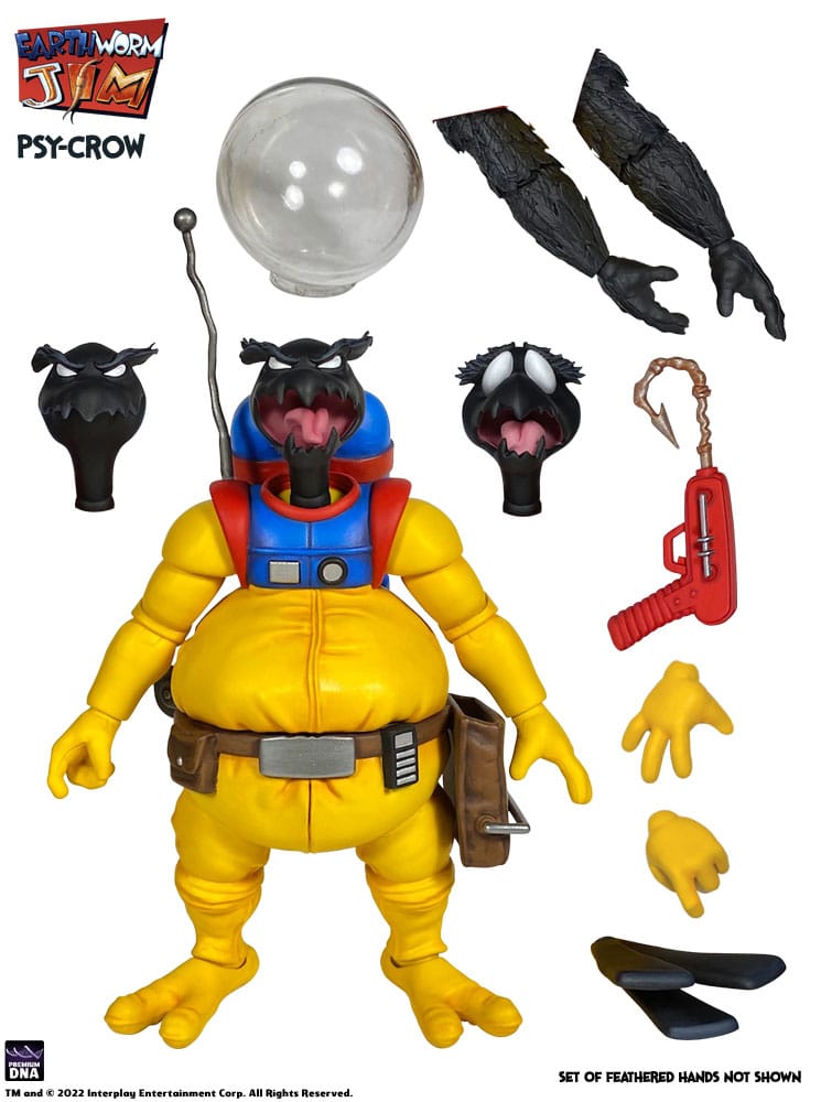 Earthworm Jim Actionfigur Welle 1: Psy-Crow 15 cm
