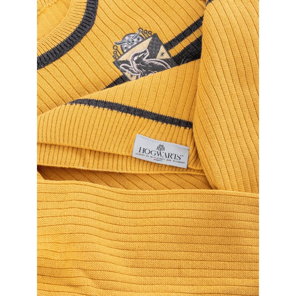 Harry Potter Kids Sweater Hufflepuff Varsity Size 7-8