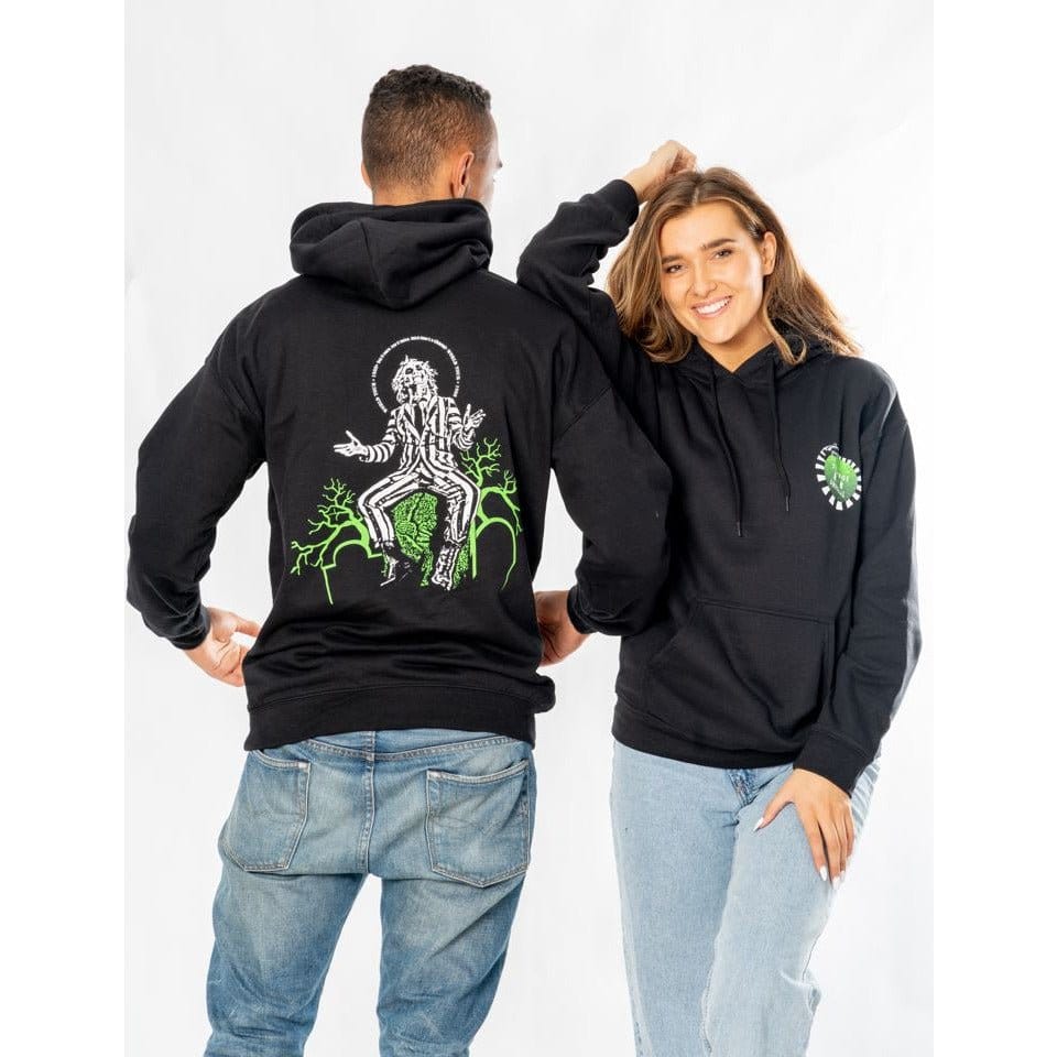 Beetlejuice Hooded Sweater Front Back World Tour Size S