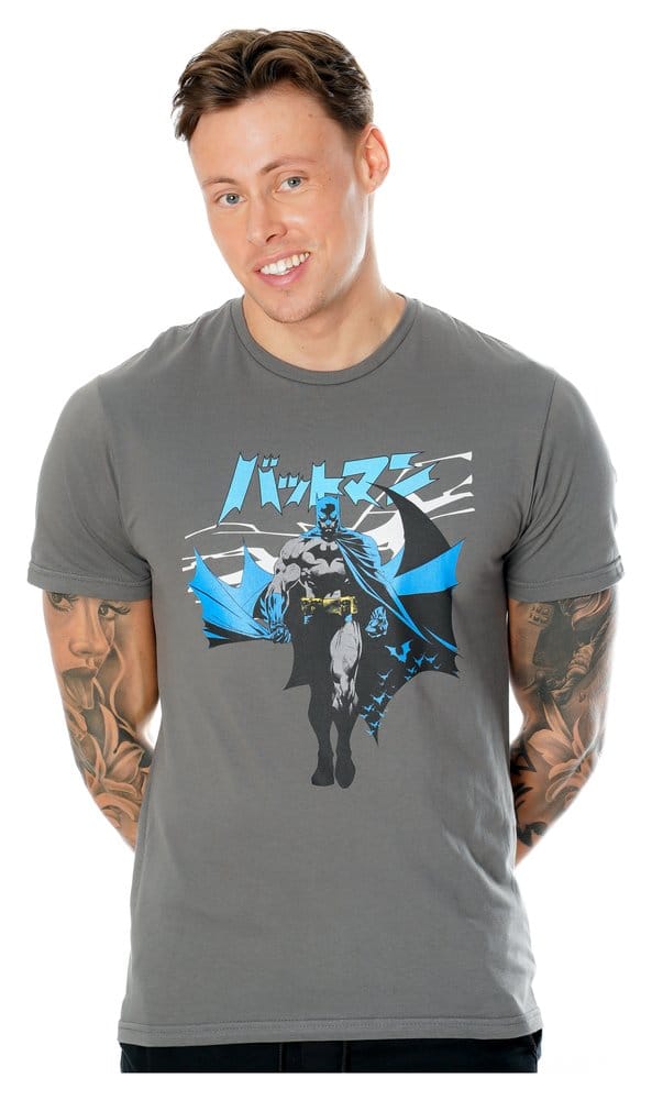 DC Comics T-Shirt Batman Manga Cape Size L