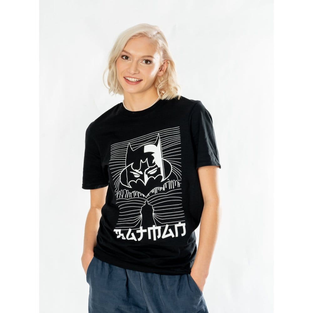 DC Comics T-Shirt Batman Anime City Size XL