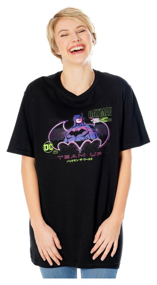 Batman T-Shirt Anime Matrix Grid Size S