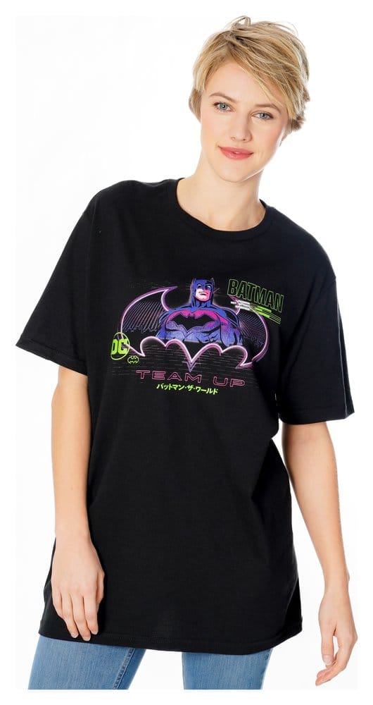 Batman T-Shirt Anime Matrix Grid Size S