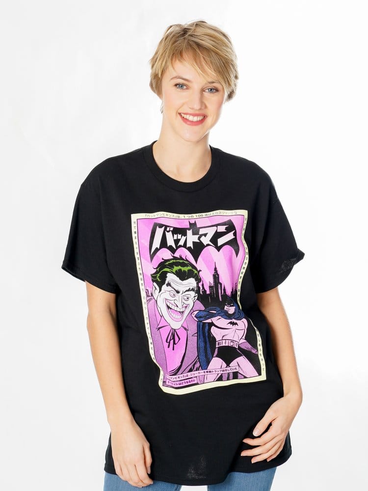 Batman T-Shirt Joker Anime Poster Size S