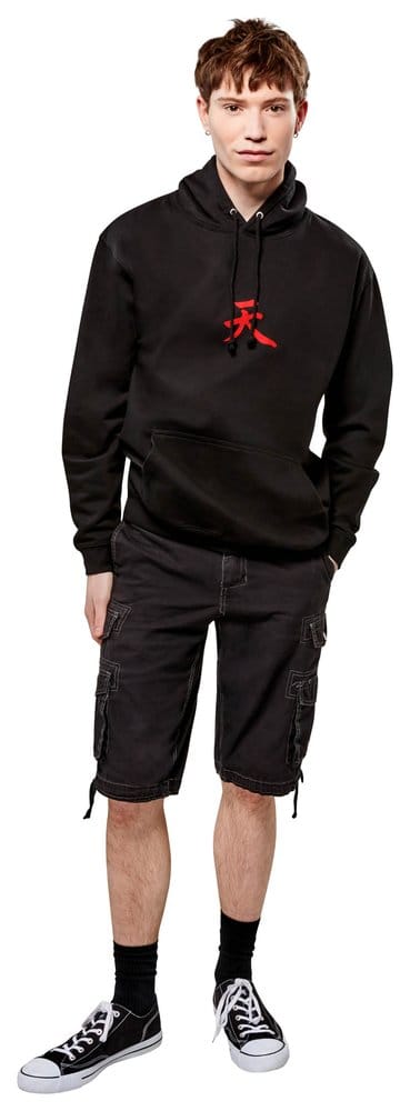 Street Fighter Hooded Sweater Akuma Reverse Size L